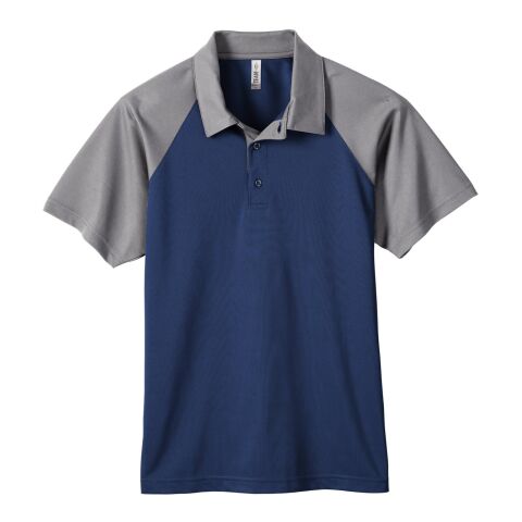 Men&#039;s Command Snag-Protection Colorblock Polo Navy-Gray | L | No Imprint | not available | not available