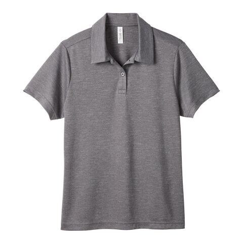 Ladies&#039; Zone Sonic Heather Performance Polo Gray | XL | No Imprint | not available | not available