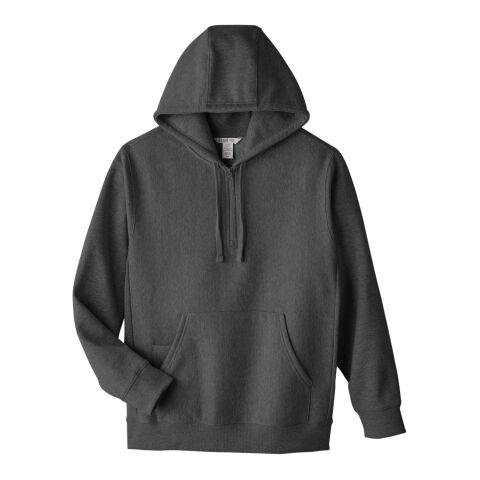 Unisex Zone HydroSport™  Heavyweight Quarter-Zip Hooded Sweatshirt Gray | XS | No Imprint | not available | not available