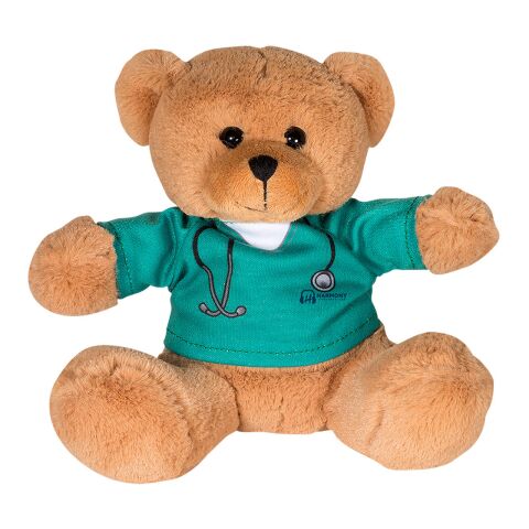 7&quot; Doctor Or Nurse Plush Bear Standard | Teal | No Imprint | not available | not available