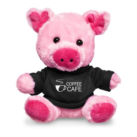 7&quot; Plush Pig With T-Shirt