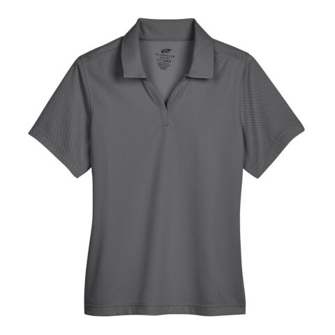 Ladies&#039; Cavalry Twill Performance Polo Charcoal-Black | 3XL | No Imprint | not available | not available