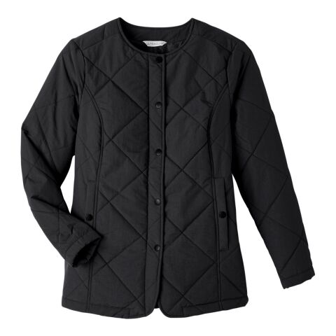 Ladies&#039; Dawson Quilted Hacking Jacket Black | L | No Imprint | not available | not available